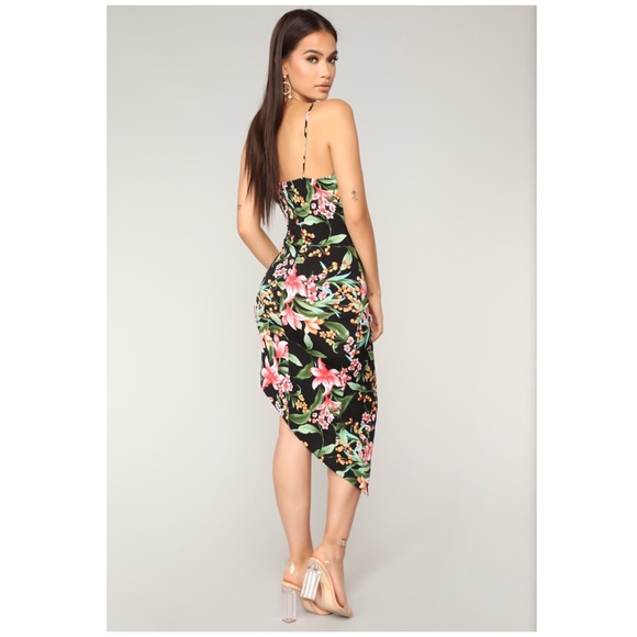 Tropical Sexy Summer Dress 💐 - Picture 4 of 4